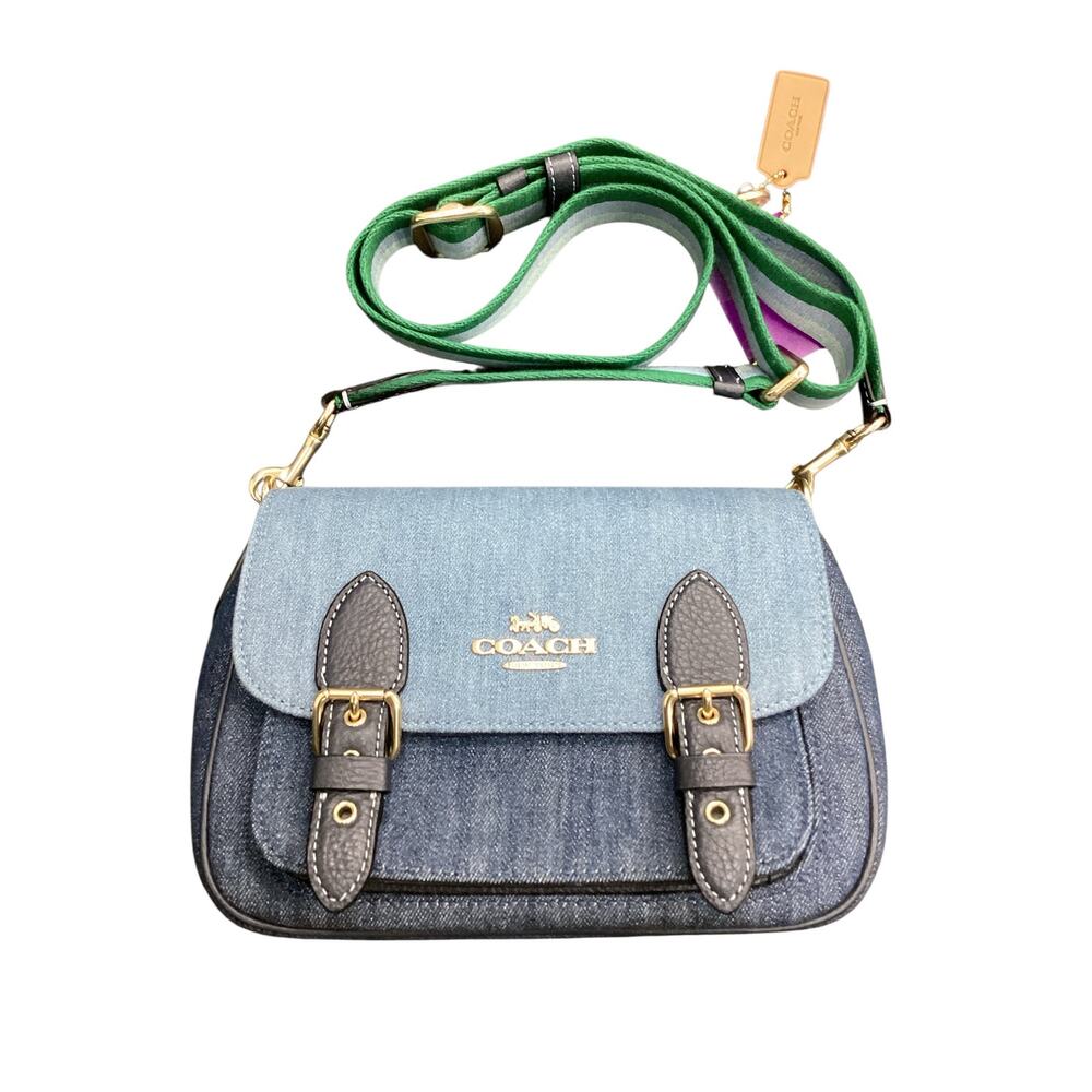 Denim Crossbody Coach Bag